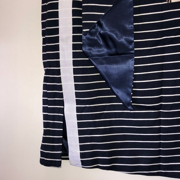 NWT Newport News Navy Striped Nautical Skirt 14 - Picture 4 of 6